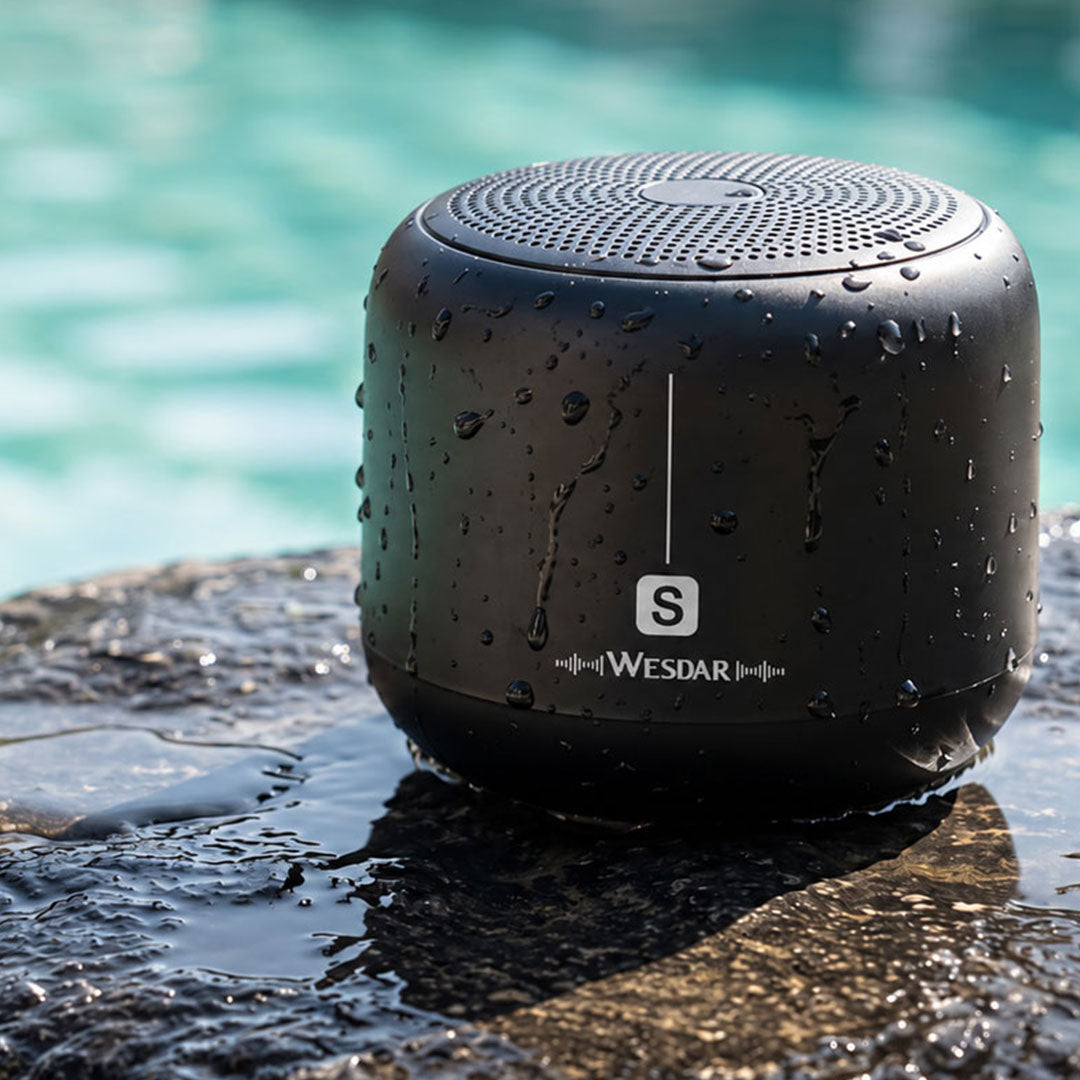 Draadloze Bluethooth Douchespeaker -  Zwart