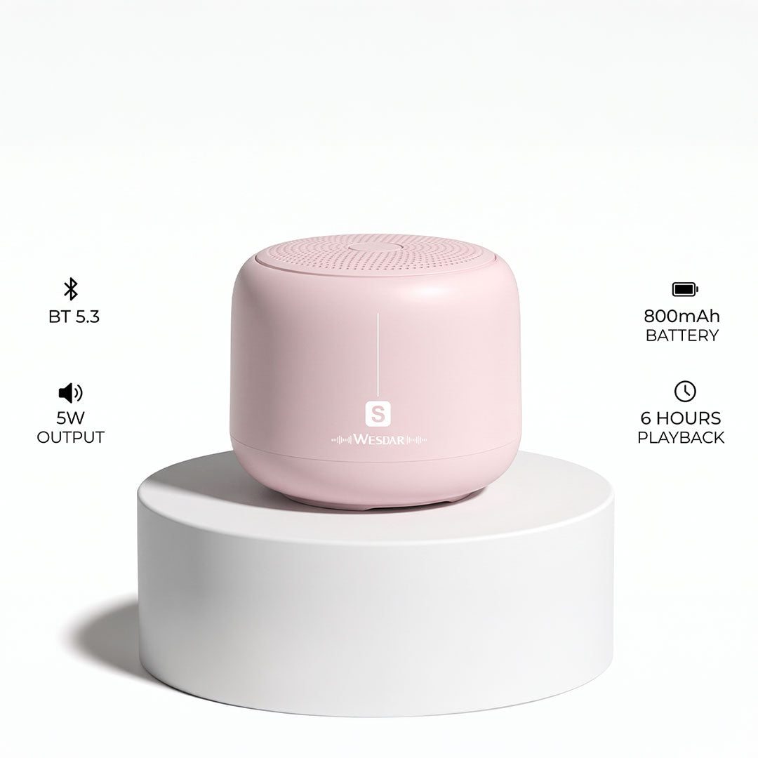 Draadloze Bluetooth-doucheluidspreker Roze
